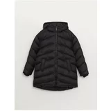 LC Waikiki Women's Oversized Straight Long Sleeve Down Jacket with a Hooded