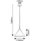 Rabalux visilica jarod E27 1x max 40W crna (72007) | Eponuda.com