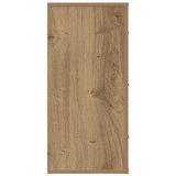  Komoda boja hrasta artisan 80 x 33 x 70 cm konstruirano drvo | shoptok.hr