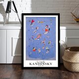 WALLXPERT 4262SYHKANDINSKY-030 Višenamenska Dekorativna Slika u Ram | Eponuda.com