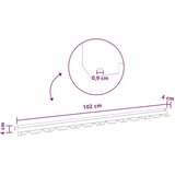  Ograda oko Travnjaka 10 kom. 102 x 4 x 4 cm Čelik Srebrna - Pocinčani čelik 10 4 cm | shoptok.hr