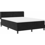  s opruga kutije s uzglavljem Crna 200 x 140 cm Baršun | shoptok.hr