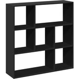 vidaXL Sobna pregrada / regal za knjige crni 102x29x103,5 cm drveni | shoptok.hr