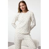 TRENDYOLMILLA Ženski set pidžame Thmaw25Pt00194, Krem | Eponuda.com