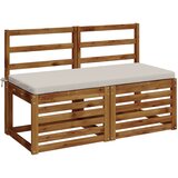  Jastučić za klupu SOEST 100% poliester Bijela 110 x 50 x 5 cm Slike