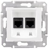 Utičnica 2xRJ45 cat5 UTP bijela SEDNA | Eponuda.ba