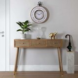  Zidni sat Versa Listovi Metal Drvo MDF 50 x 6 5 x 40 cm | shoptok.hr