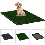 vidaXL Stranišče za domače živali z umetno travo zeleno 76x51x3 cm WC Cene