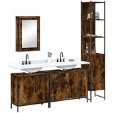 vidaXL 4-dijelni set kupaonskog namještaja boja hrasta drveni | shoptok.hr