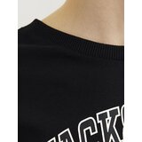 Jack & Jones Majica 'JJECALEB' siva / crna / bijela | shoptok.hr