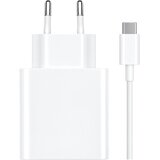 Xiaomi stenski polnilec z enim USB-A vhodom 33W in priloženim USB-A v USB-C kablom 3A bele barve dolžine 1m MDY-16-EF Cene