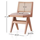 Hanah home Trpezarijska stolica Oblik 4301, 45x77x59,5 cm, Bež | Eponuda.ba