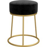  Okrugli tabure crni baršunasti | shoptok.hr