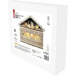 Emos LED lesen adventni koledar, 40x50 cm, 2x AA, notranji, topla bela, časovnik DCWW01