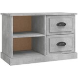 Maison Chic TV omarica - TV stojalo - Televizijska omarica betonsko siva 73x35,5x47,5 cm inženirski les, (21701518) | Shoptok.si