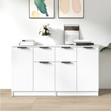  Komode 2 kom bijele 60 x 30 x 70 cm od konstruiranog drva | shoptok.hr