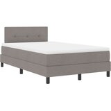 Box Postelja z vzmetnico z vzmetnico Taupe 120 x 190 cm blago, (5000128368) | Shoptok.si
