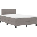 Box Spring Krevet s Madracem Taupe 120x190 cm Tkanina | shoptok.hr