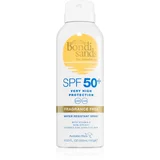 Bondi Sands SPF 50+ Fragrance Free zaščitno pršilo za sončenje SPF 50+ 160 g