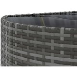  4-dijelni set vrtnih sofa od poliratana s jastucima sivi | shoptok.hr