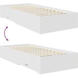 vidaXL Konstrukcija postelje Bela 90 x 190 cm Konstruiran les, (5000113743) | Shoptok.si