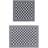  Set ručnika od 10 komada plavo-bijeli pamučni | shoptok.hr
