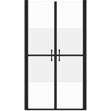 vidaXL Vrata za tuš-kabinu napola matirana ESG (73 - 76) x 190 cm | shoptok.hr