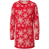 JDY Obleka 'MIKA' rdeča / bela | Shoptok.si