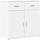 Maison Chic Komoda - Predalnik bela 79x38x80 cm inženirski les, (21716208) Cene