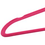 vidaXL 100-dijelni set vješalica protuklizni ružičasti baršunasti | shoptok.hr