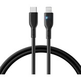 Joyroom iPhone kabel z LED indikatorjem USB-C - Lightning 20W 1,2m črn, (21090887) | Shoptok.si