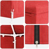 PARTY Šotor s steno Rdeča 400 x 300 x 255 cm Polietilen in jeklo, (5000184460) | Shoptok.si