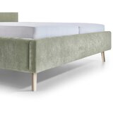 Meise Möbel Svijetlo zeleni tapecirani bračni krevet s podnicom 180x200 cm Mattis – | shoptok.hr