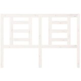  Uzglavlje za krevet bijelo 126 x 4 x 100 cm od masivne borovine | shoptok.hr