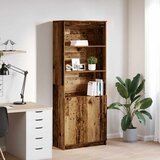 vidaXL Visoka omara starinski les 70x35x180 cm inženirski les Cene