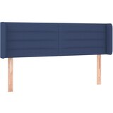 Maison Chic Vzglavna omarica - Nočna omarica - Posteljna omarica z ušesi modro 147x16x78/88 cm blago, (21712296) | Shoptok.si