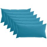  Jastuk s jastukom HEERLEN 6 kom. Svjetloplava Poliester - Svjetloplava 40 x 80 cm 6 | shoptok.hr