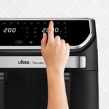 Ufesa Cvrtnik na vroč zrak Thunder, z dvojno posodo, 9 L | Shoptok.si