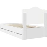  Okvir za krevet Bijeli 90 x 200 cm Inženjersko Drvo - Bijeli 90 x 200 cm | shoptok.hr