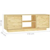 vidaXL TV omarica 110x30x40 cm trdna borovina | Shoptok.si