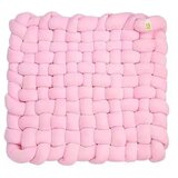 Monkey Gym Karirasta igralna podloga za otroke Lulando 80x80 cm roza, (5000077180) | Shoptok.si