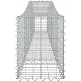  Lučne gabionske košare 10 kom 400x30x40/60 cm pocinčano željezo | shoptok.hr