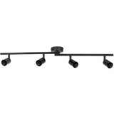 Modern Living reflektor molly, črna, 4 x 24 w | Shoptok.si
