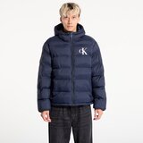Calvin Klein Jopica Jeans Ls Nylon Monogram Puff Jacket Blue L Cene