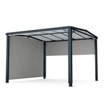 Blumfeldt Pantheon Cortina Solid Sky Pergola 3x3 | otporna na vremenske uvjete | sa zaštitnim lakiranjem | bočne stranice Cijene