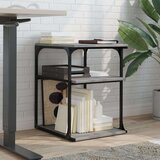  Stojalo za tiskalnik 3-nadstropno siva sonoma 43x48x64 cm les, (22137089) | Shoptok.si