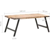  Jedilna miza 180x90x76 cm trden mangov les, (20711031) | Shoptok.si