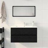  Kupaonski ormarić za sudoper Crni hrast 80 x 38,5 x 45 cm | shoptok.hr
