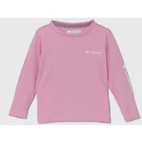 Columbia Majica z dolgimi rokavi za dojenčka Fork Stream Long Sl roza barva
