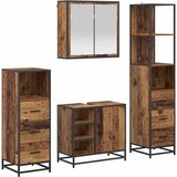  Set namještaja za kupaonicu 4 kom. Staro drvo 65 x 33 x 60 cm | shoptok.hr